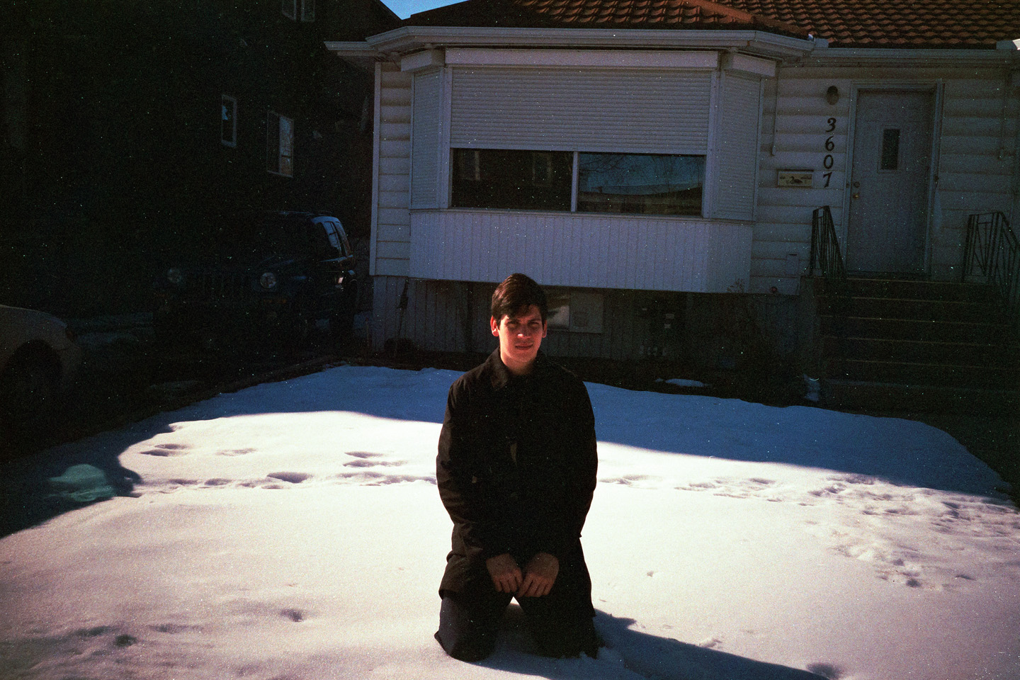 A self-portrait outside of my sister’s house Fujifilm Fujicolor 200 - 35mm
